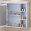 Meuble-lavabo simple 36 po avec plateau en résine et miroir Dredyn-2019054285