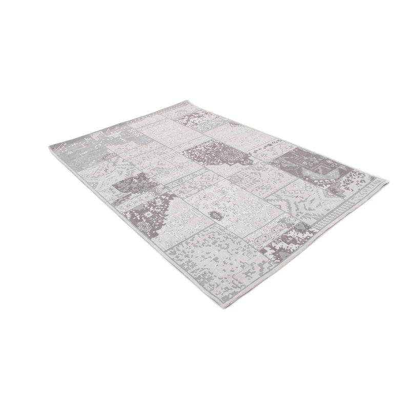 Sofi Geometric Cotton Hand Woven Area Rug, Rectangle 160 x 230cm