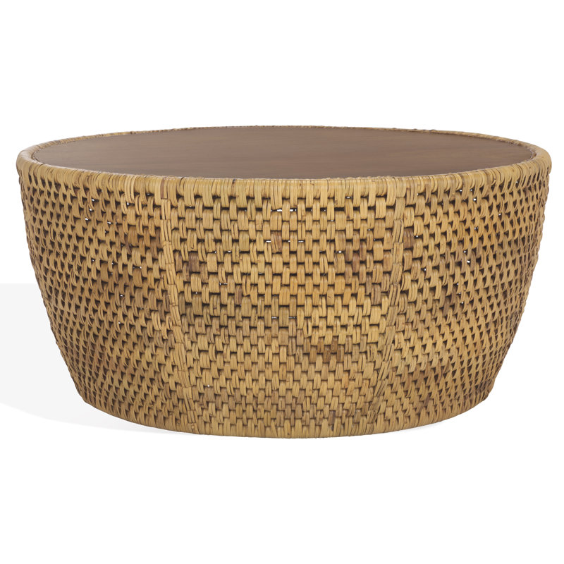 Table basse Braylen Rattan