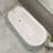 61" x 28" Freestanding Soaking Acrylic Bathtub