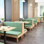 Banc rembourré en similicuir Light Luxury