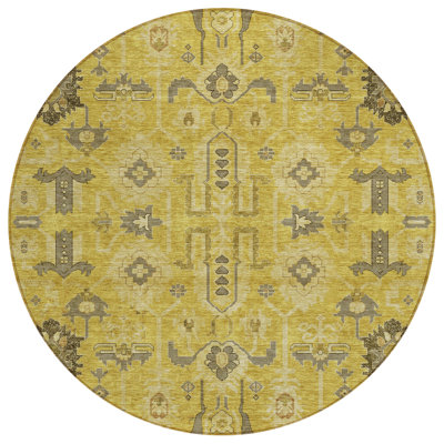 Tapis rond rond 8 po