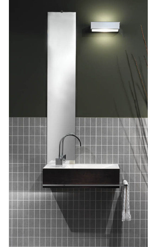 Reverse Flat Metal Wall Mirror