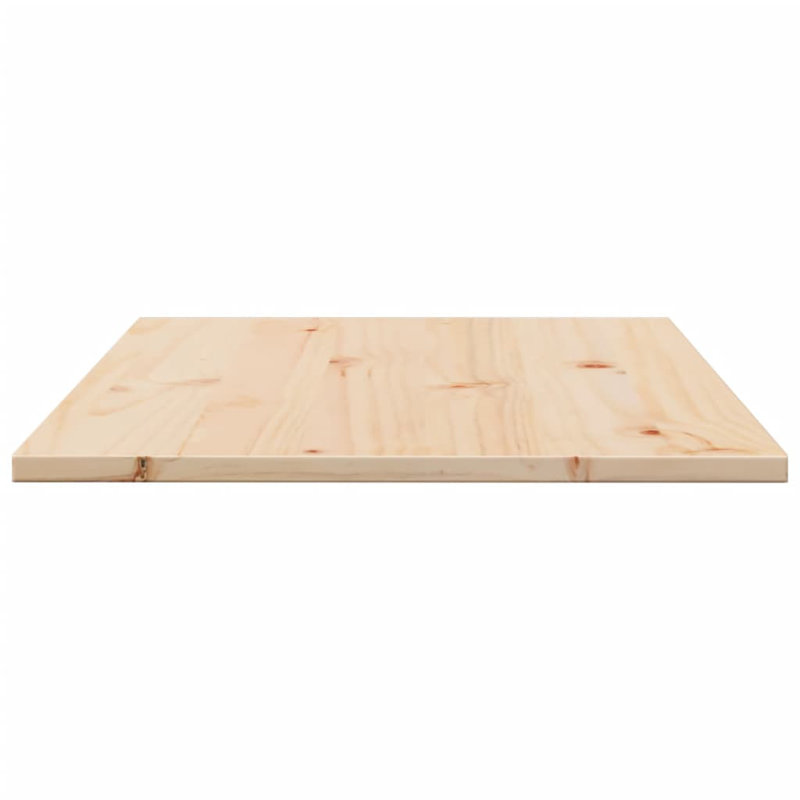 Table Top Natural Pine Solid Pine Wood Medium Durable, 0.7" H x 19.7" W x 31.5" D
