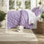 Ensemble de literie confortable en microfibre, motif floral, confort toutes saisons
