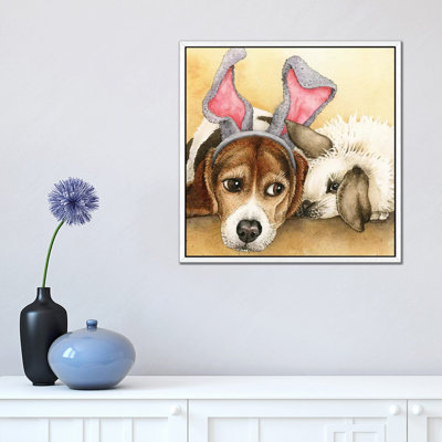 Bunny Friends 1 Piece Painting on Canvas