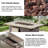 Arbor 7 - Person Fire Pit Outdoor Wicker Conversation Furniture Set With 6" Cushions, 55,000 BTU Propane Table-1832225044-1832225040