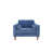 Tissu bleu sélectionné