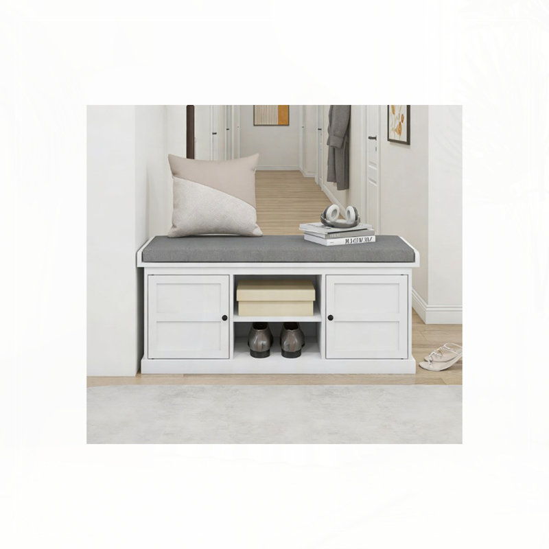 Banc d'entrée, banc de rangement pour chaussures
