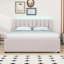 Lit plateforme tapissier classique avec lit gigogne simple Prarthana-1063275877-1063275875
