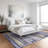 Machine Washable Indoor/Outdoor Jeffery ACN2287 Stripes Rug-1112572427