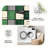 Forest Green Grid carpet-easy to clean, machine-washable, soft and comfortable; suitable for door mats, kitchens, living rooms, bedrooms, corridors, and laundry areas. Easy to clean, durable carpet for home decoration.-977436053