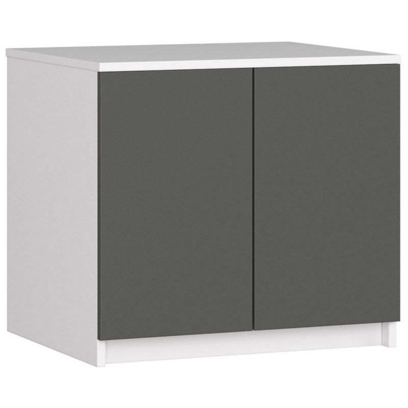 Sollie Particle Board 2 - Door Rectangle Accent Cabinet, 55cm H x 60cm W x 51cm D