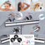 DETBOM Thermostatic Shower Riser Kit 70cm(27.56"), Wall Mounted Shower Slide Bar with 3 Modes Shower Head, 1.5m(56") Shower Hose, Adjustable Shower Head Holder Bar, 304 Stainless Steel Chrome Silver