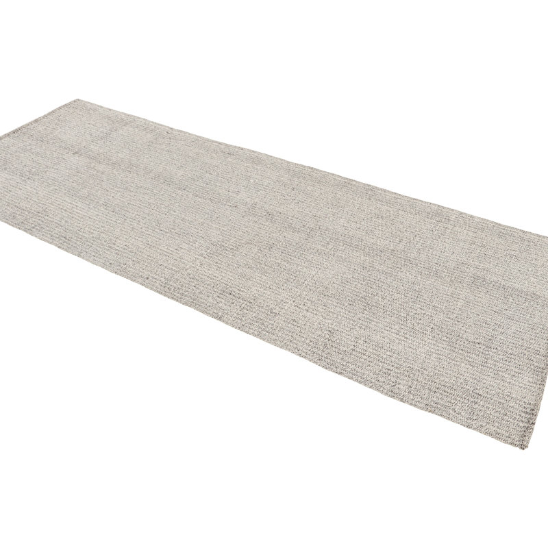 Hand Knotted Wool Area Rug in Gray