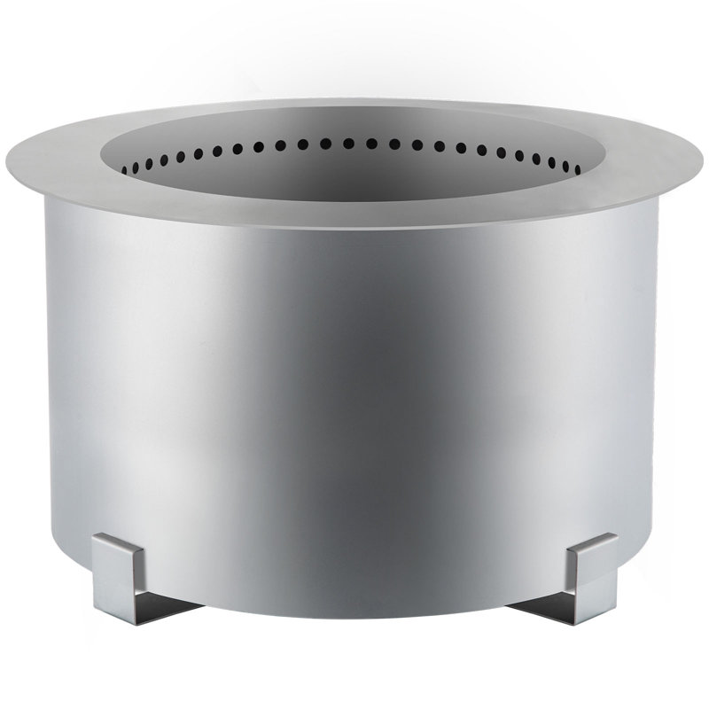 Foyer sans fumée VEVOR 15,6, H 13,4 po x l 27,6 po x P 27,6 po, Argent
