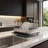 simplehuman Kitchen Dish Drying Rack with Swivel Spout, Fingerprint-Proof Stainless Steel Frame-92586004