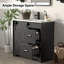 Armoire de meuble-lavabo simple 36 po avec porte de grange coulissante, sans comptoir d'évier-118663838