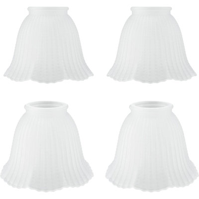 3.75'' H Glass Bell Ceiling Fan Fitter Shade