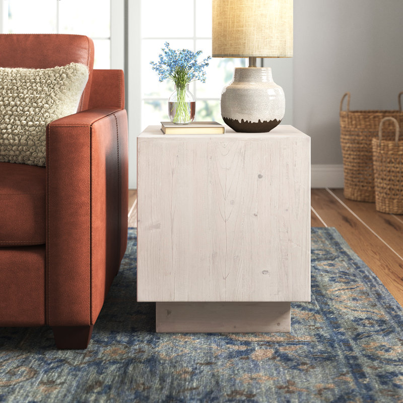 Neptunia Solid Wood End Table
