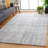 Marisabel Abstract Hand Tufted Pet Yarn/Wool/Cotton Rug in Light Gray/Gray-1769453587