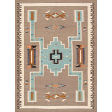 Tuscany Mocha/Ivory Wool Reversible Area Rug
