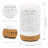 Essential Oil Diffuser White Ceramic Diffuser 100 Ml Timers Night Lights And Auto Off Function Home Office Humidifier Aromatherapy Diffusers For Essential Oils