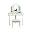 Ensemble coiffeuse et tabouret en bois massif Castiel-350904676