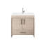 Ensemble de meuble-lavabo simple 36 po Sallisaw-947653875