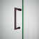 Unidoor Plus 59" W x 30.375" D x 72" H Frameless Pivot Rectangle Shower Enclosure with Fixed Panel