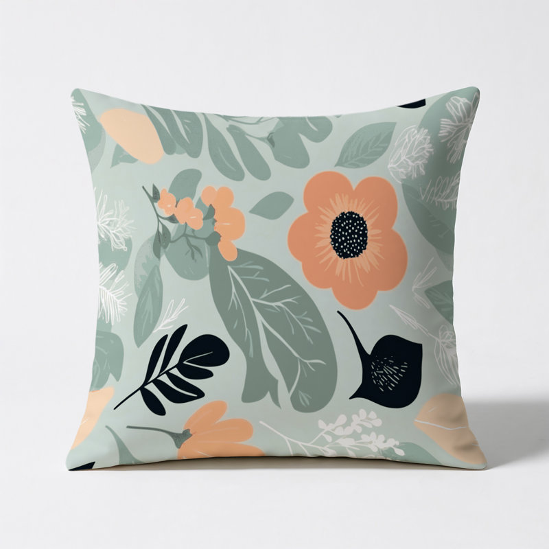 Olive Grove Indoor And Outdoor Throw Pillow, Square 20"