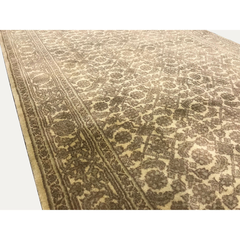 Oriental Area Rug in Beige/Gray