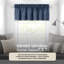 Cantonnière sur mesure de couleur unie de 58 po-70338826