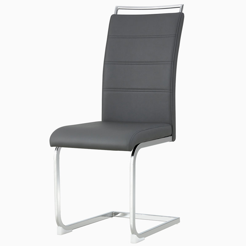 Chaise d'appoint en similicuir
