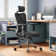 Ergonomic Office Chair, with Adjustable Headrest and Lumbar Support, High Back
