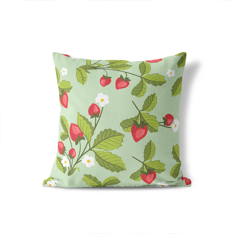 Palm Outdoor Pillow, 18"H x 18"W