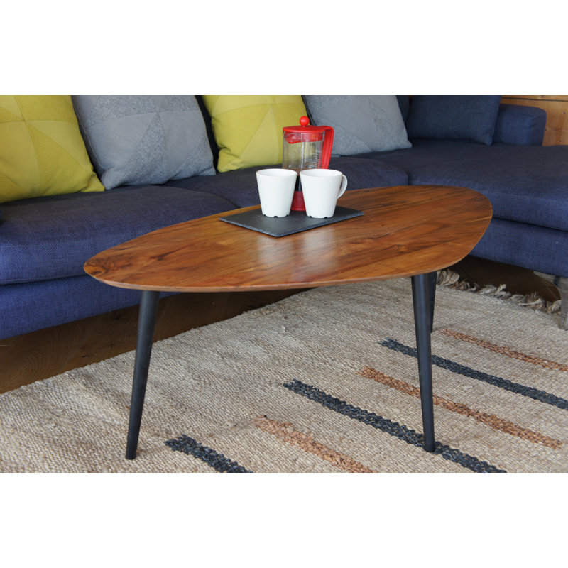 Andrey Solid Wood Three Leg Coffee Table
