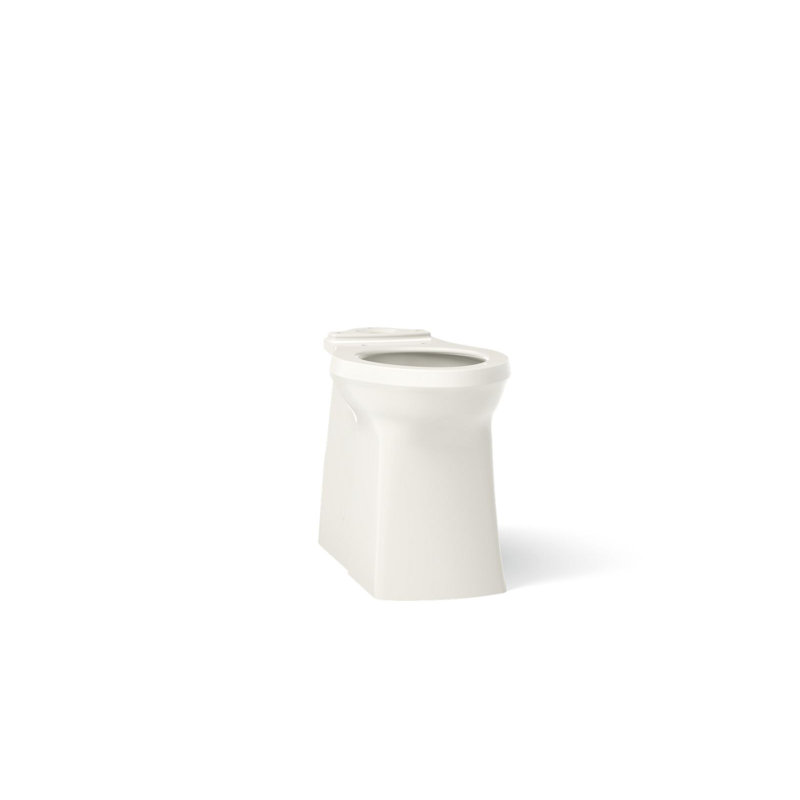 Corbelle Tall Elongated Toilet Bowl With Skirted Trapway, Biscuit