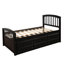 Lit plateforme simple en bois massif avec 6 tiroirs-1234804443