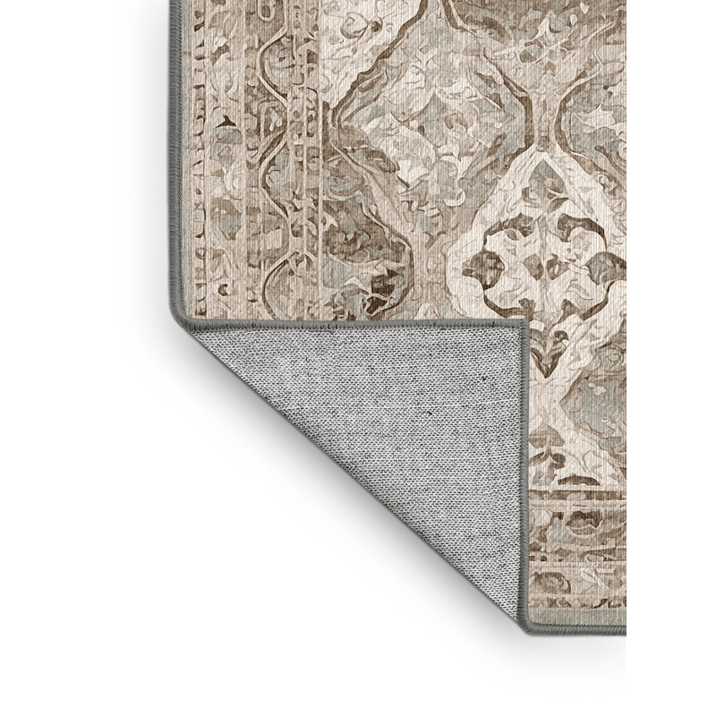 Tapis gris lavable à la machine