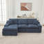 Canapé modulaire Cloud rembourré 107,9 "avec coussin double couche et poches latérales, canapé modulaire à combinaison libre-450939129