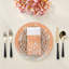 Serviettes de table en satin de coton Coral Branch-601913606