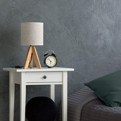Petite lampe de table de chevet - Lampe de table de chevet en bois ...