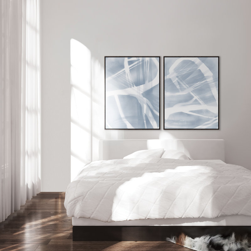 Light Touch I Print by Guseul Park, Brush Gel Framed, 64.5" H x 48.5" W