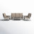 Bertolde 7 - Person Patio Conversation Set with Cushions