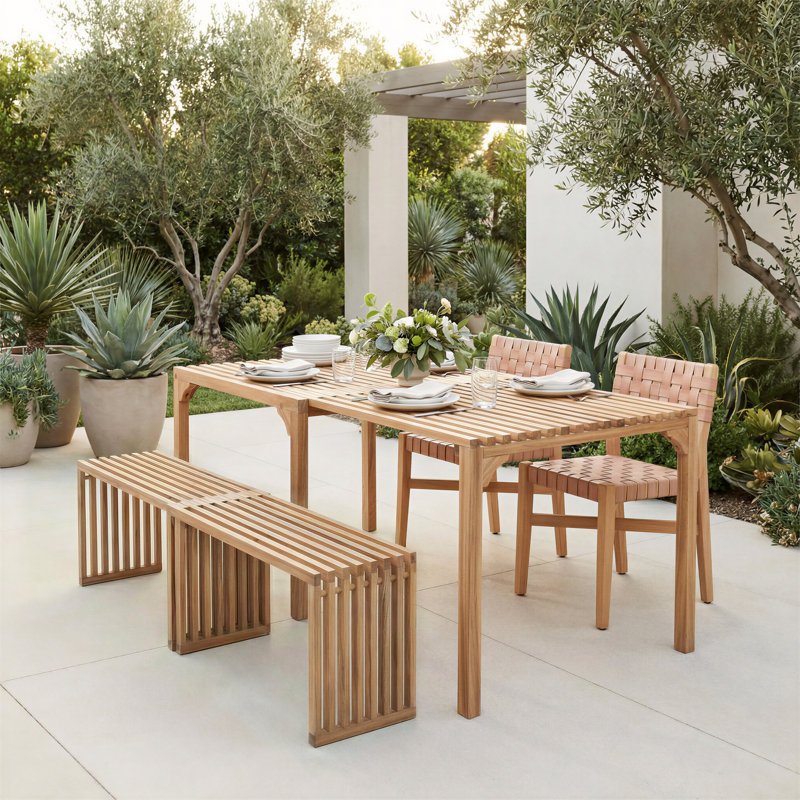 Banc extensible Riviera (ensemble de 2) naturel