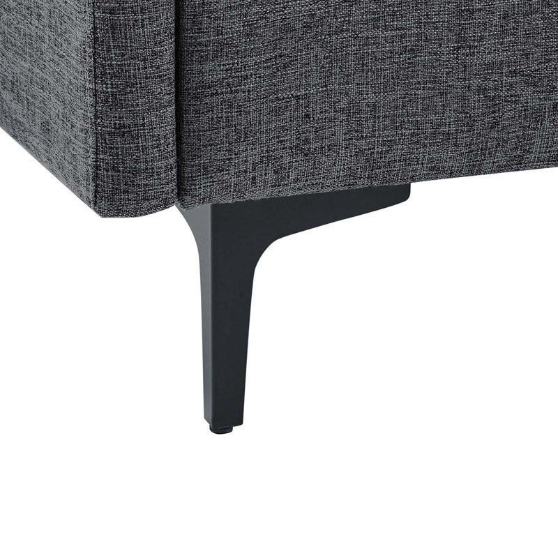 Canapé modulaire en lin avec configuration personnalisée et assemblage facile