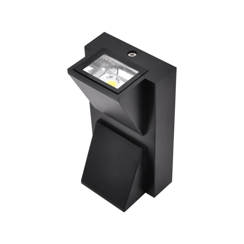 Bohden Black 14cm H Integrated LED Outdoor Flush Mount, 2 Lights