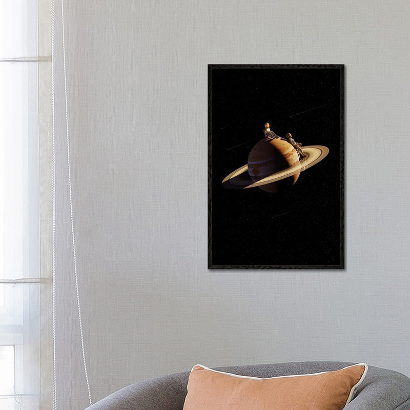 Closer by Nicebleed - Print on Canvas, Black Framed, 66.04cm H x 45.72cm W x 3.81cm D