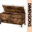 Quang Rectangle Chest Accent Storage Chest Ottoman Box Rustic Bedroom Furniture-94660491